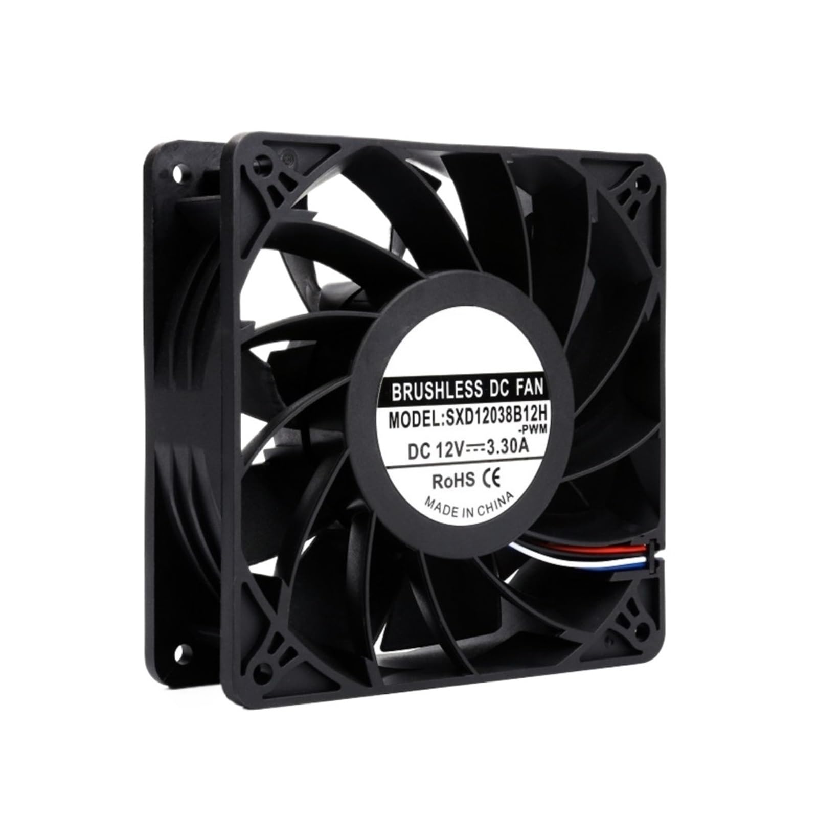 Cooling Fan SXD12038B12H 120mm 120 * 38mm DC12V 3.3A 5200RPM 210CFM