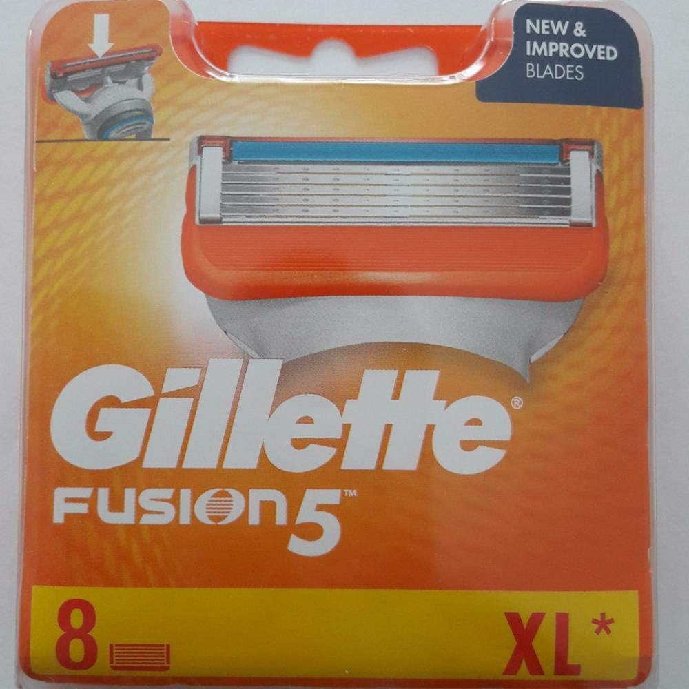 Gillette Fusion Razor Blades - Pack of 8 Refills