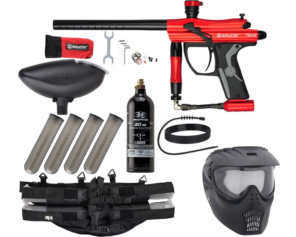 Action Village Kingman Spyder Fenix Epic Paintball Gun Package Kit