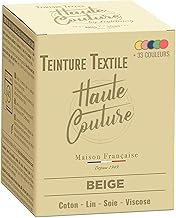 Teinture Textile Beige - 350g Tout-en-un - Prêt à l'emploi pour Vêtements et Tissus HAUTE COUTURE