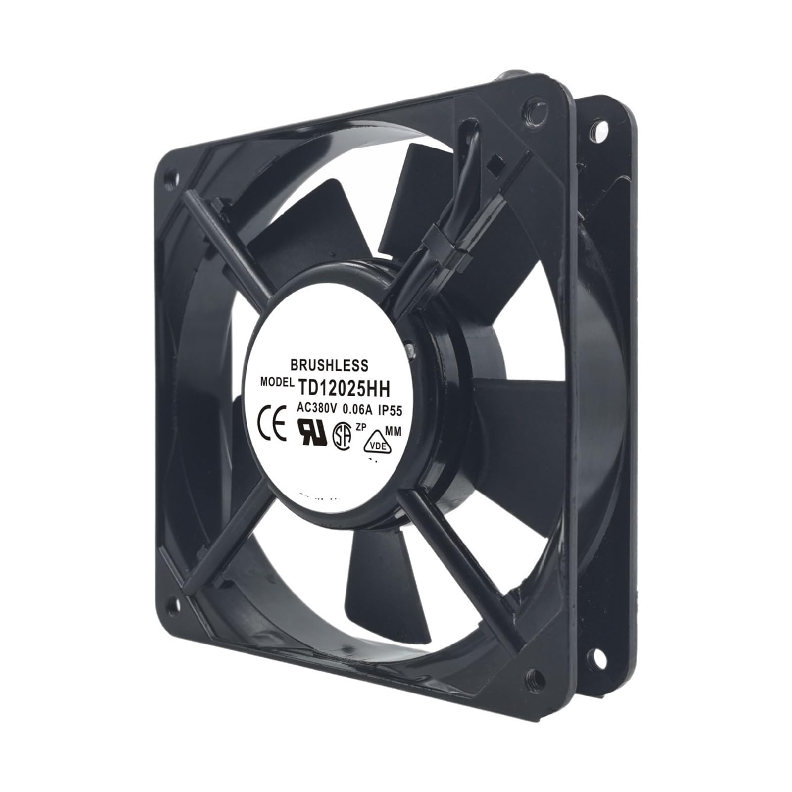 YUSKICCNE TD12025HH AC 380V 0.10A IP55 12025 120 * 120 * 25mm 12cm Cooling Fan