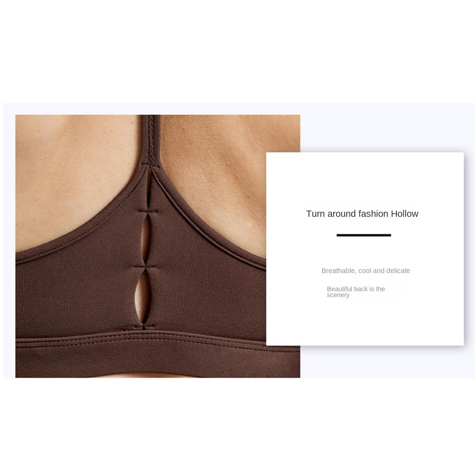 Reggiseno Sportivo Donna Reggiseno Sportivo Da Donna Con Canotta Y-Line, Spalline Sottili, Reggiseno Yoga Imbottito Traspirante Comfort Reggiseno Sportivo(A,Large)
