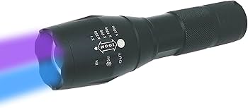 Amazon.co.jp: UV懐中電灯 鉱物 鑑定 波長365nm/395nm ブラックライト