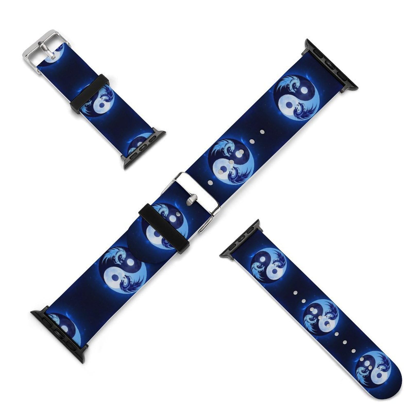 VAFZASC Fashion Silicone Replacement Watch Strap Compatible with iWatch Series 11 10 9 8 7 Sport Watch Bands