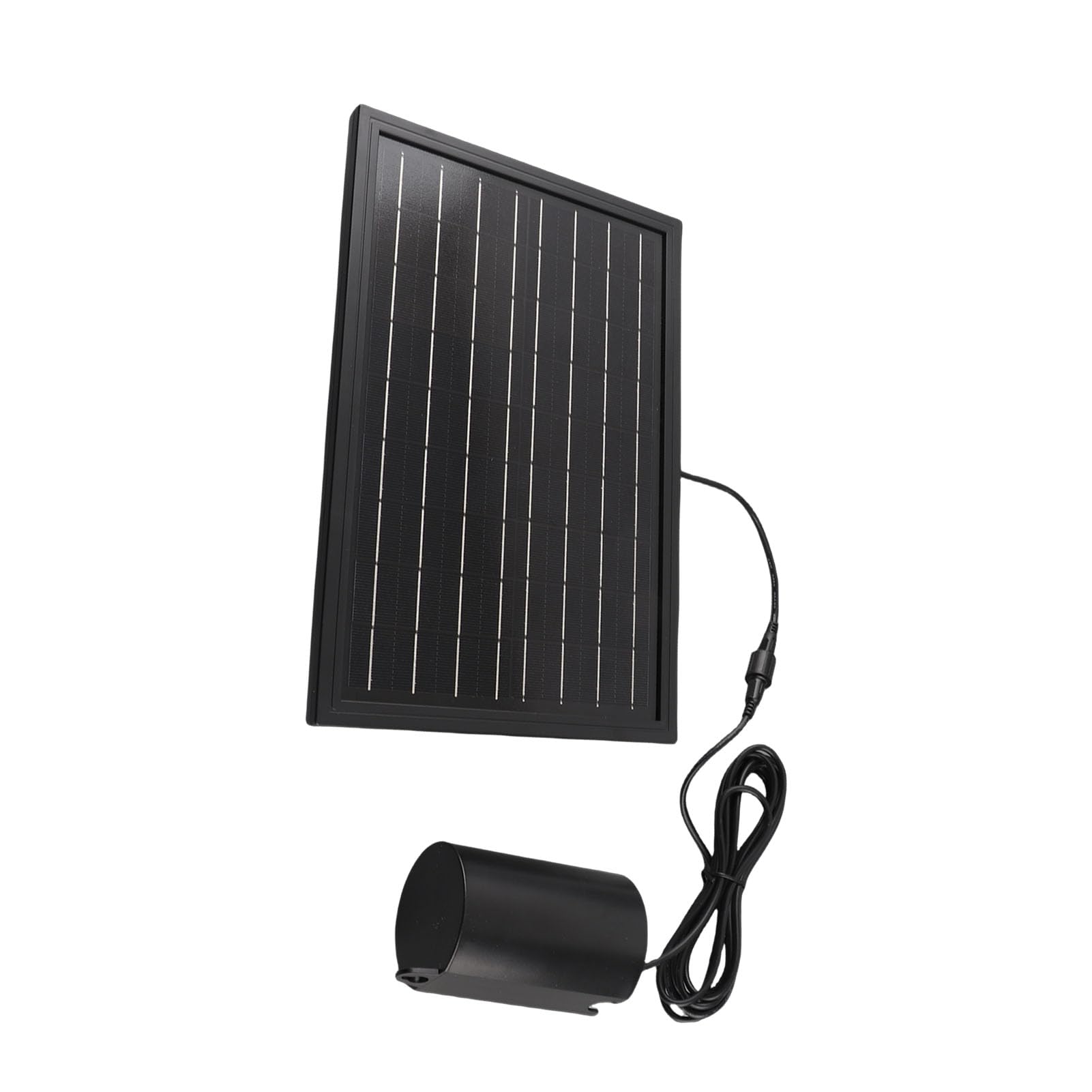 Alomejor Solar-Teichbelüfter, Effiziente, Langlebige Sauerstoffpumpe für Kleine Fischteiche und Aquarien, 10 V, 8 W, ABS-Material