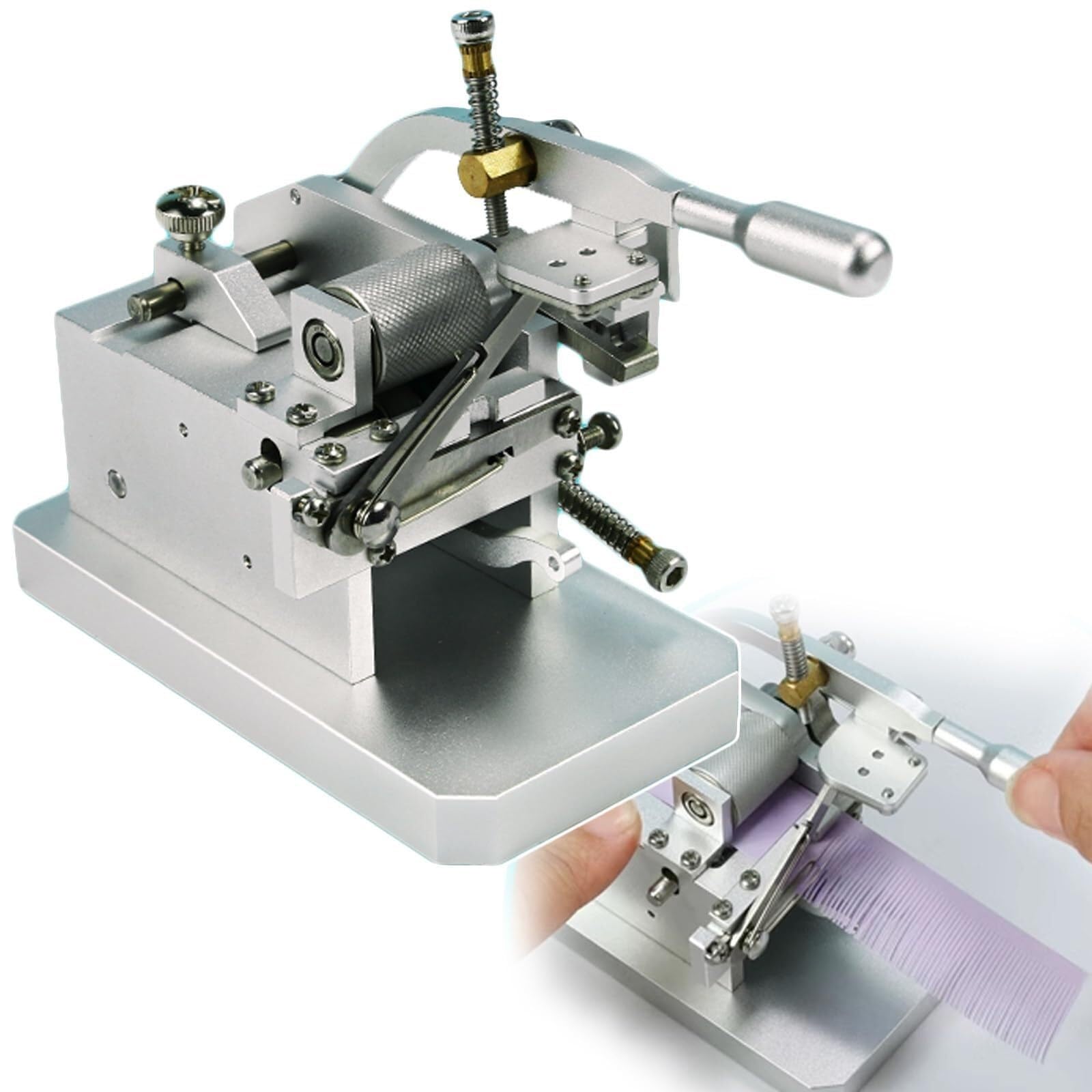 Machine à pompons en papier et outils de matelassage DIY à largeur réglable de 0,3 à 4 mm