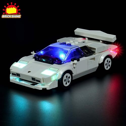 Miniatura 6 de Kit de luces GC para Lego Speed Champions Lamborghini Countach 76908 (Lego Set no incluido) (Classic)