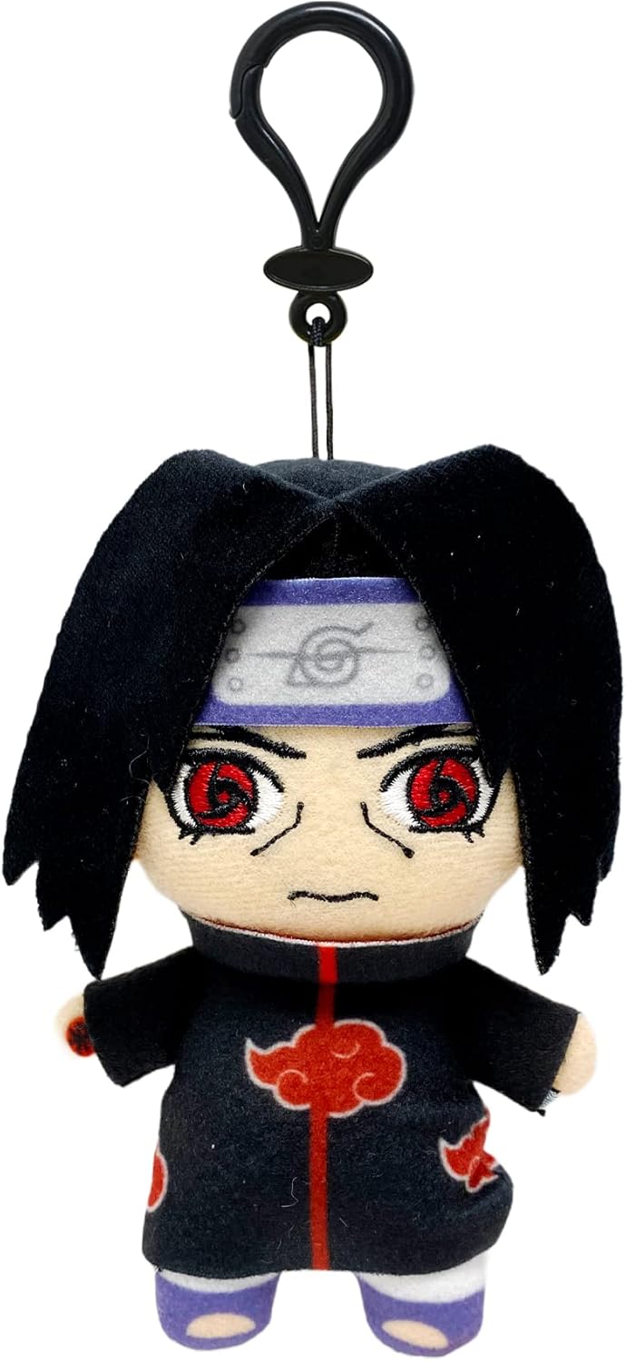 Great Eastern Entertainment Naruto Shippuden - Itachi Uchiha Mini Plush w/Hook Clip 4.5" H