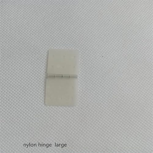 Miniatura 2 de skrnrhrery Bisagras de nailon, 3 tamaños, adecuadas para piezas de avión RC y modelo, paquete de 16 hojas sueltas cuadradas (grande, 0.791.42