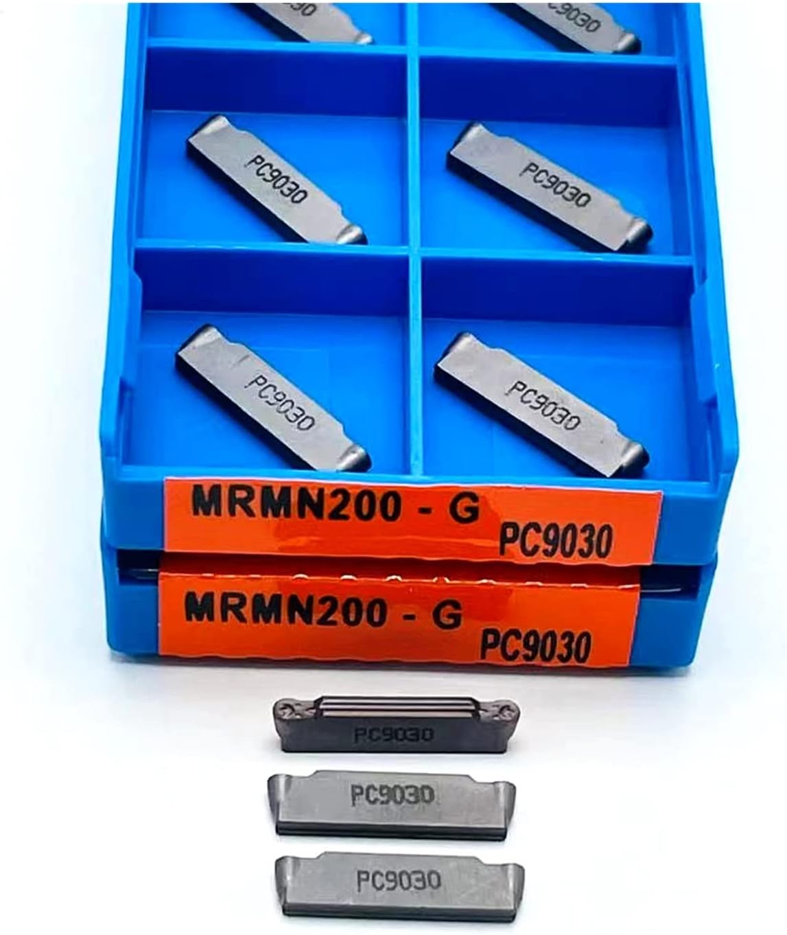 Carbide Milling Cutter Carbide MRMN200 PC9030 Machining Arc Groove Pin Milling Turning Tool KORLOY Slotting Tool Turning Insert MRMN 200 (Color : MRMN200 PC9030, Insert Width(mm) : 10PCS(1box))