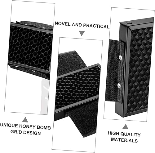 Miniatura 3 de 3 unids Accesorio Flash Spot Filtro Honeycomb Grid Softbox Reflector Control de Luz para Cámara