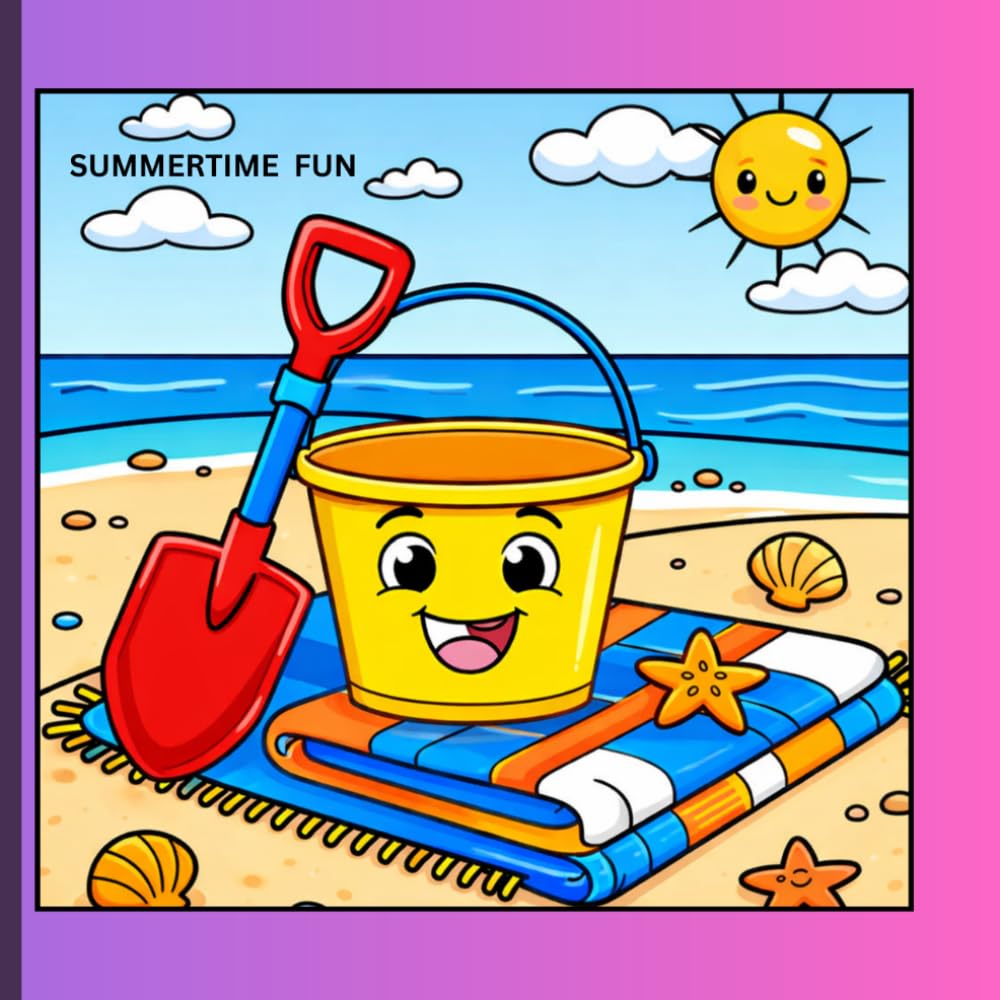 Summertime Fun: A Digital Marking Coloring Book for Affiliate Marketers, Content Creators & Online Entrepreneurs