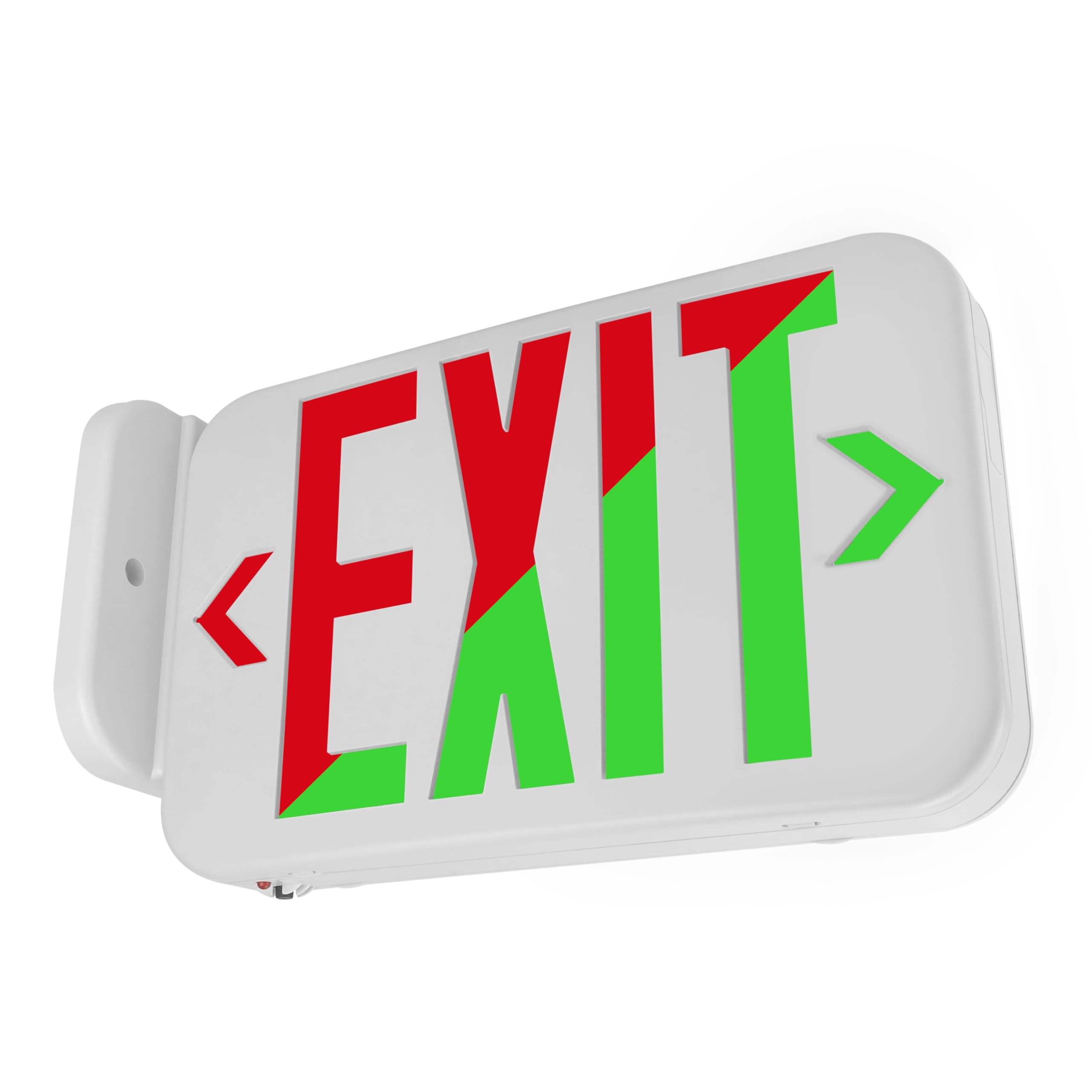 LFI Lights® Universal LED Exit Sign | Selectable Red/Green LED