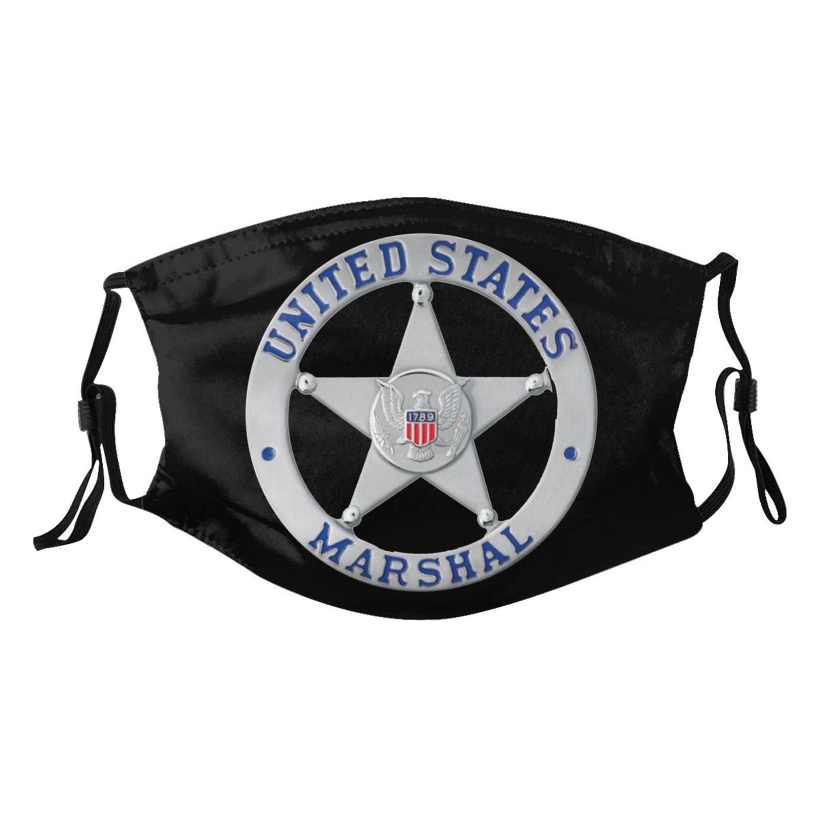 US Marshals Service Adult Dust Mask Adjustable Dust Face with 2 Filter