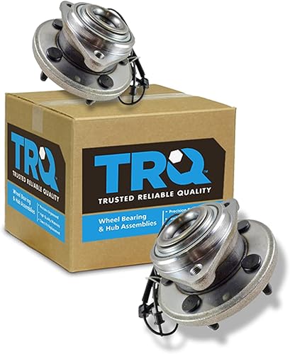 Vista 33 de TRQ Juego de Rodamientos de Rueda y Cubierta de Llanta Trasera para Conductor y Pasajero 2 Piezas Compatible con Infiniti G35 2003-2006 2007 G35