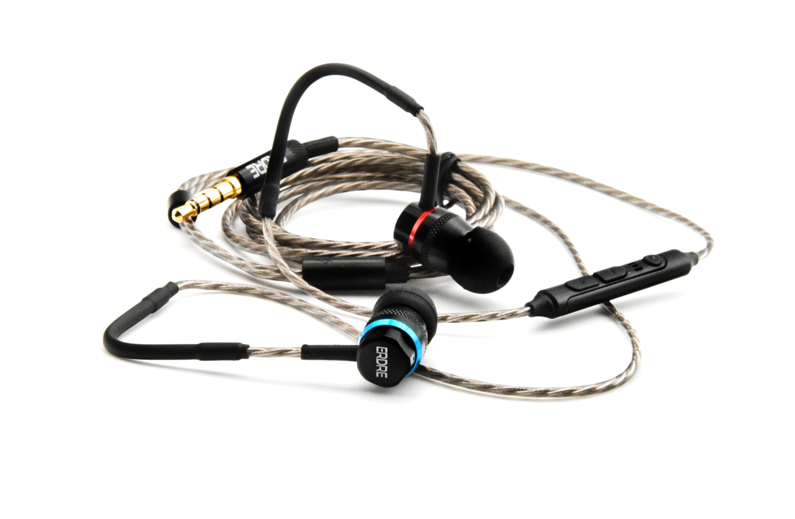 D202 à 3 Boutons - écouteurs Intra-Auriculaires - Jack 3.5 - Marque française - Haut-Parleur HDSS et Microphone intégré