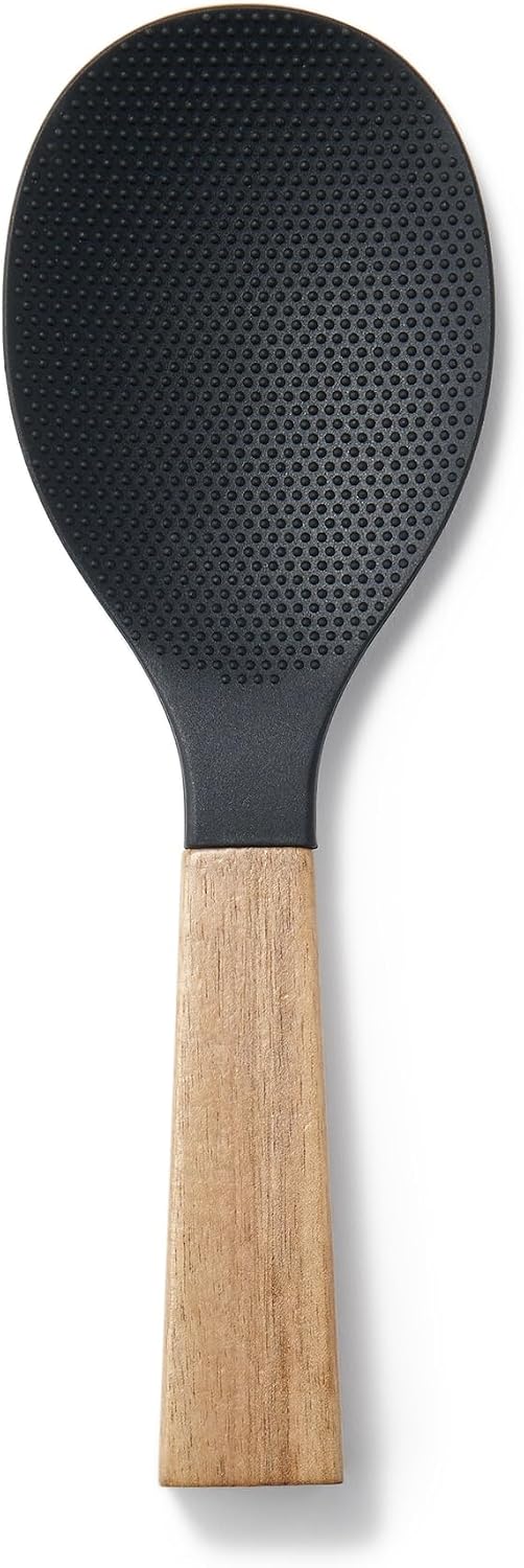 無印良品 木柄 シリコーン 立てられるしゃもじ 約長さ22cm 76029120