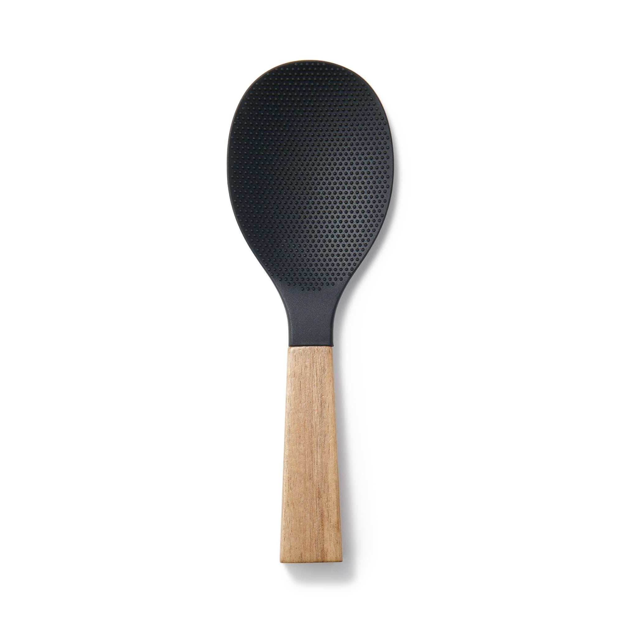 Wooden Handle Silicone Rice Scoop
