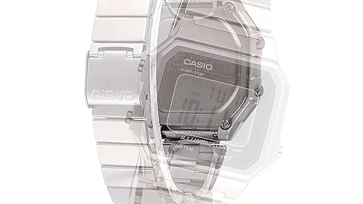 Casio Digitaal horloge voor Unisex, ZILVER, armband