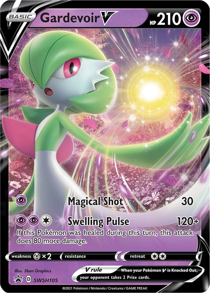 Amazon.com: Pokemon - Gardevoir V SWSH105 Black Star Promo Foil Single Card : Toys & Games Amazon.com: Pokemon - Gardevoir V SWSH105 Black Star Promo Foil Single Card : Toys & Games