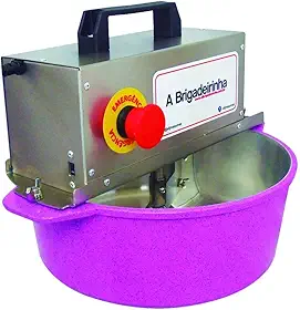 Panela Eletrica Batedeira Mexedora de Brigadeiro Doces Rosa