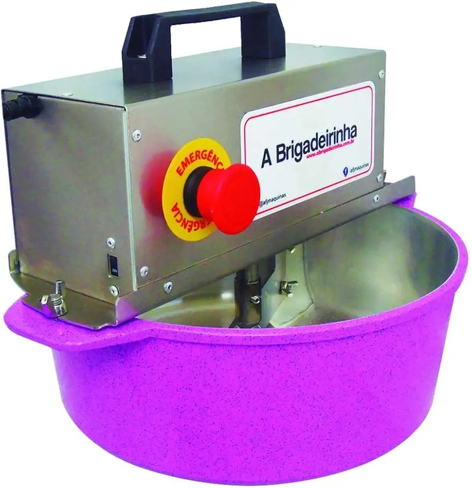 Panela Eletrica Batedeira Mexedora de Brigadeiro Doces Rosa