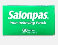 Vista 8 de Salonpas Parches para aliviar el dolor 60 ea (paquete de 5)