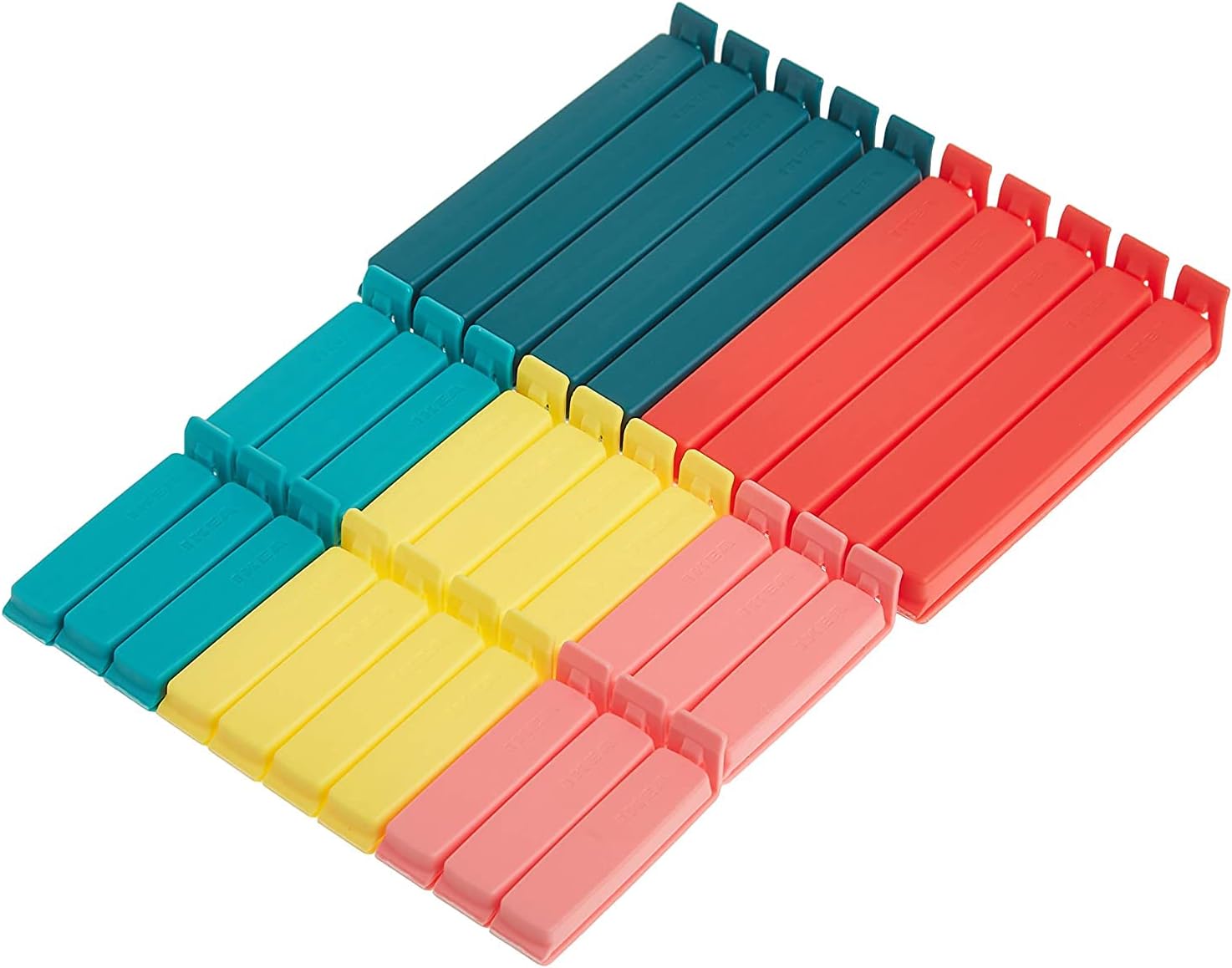 BEVARA Sealing Clip Set of 26 Mixed Colours – Assorted Sizes