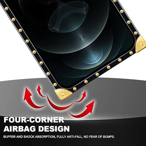 Miniatura 7 de Funda compatible con Samsung Galaxy A52 5G, TPU suave de lujo y parte trasera de policarbonato duro para niñas y mujeres, funda protectora a prueba