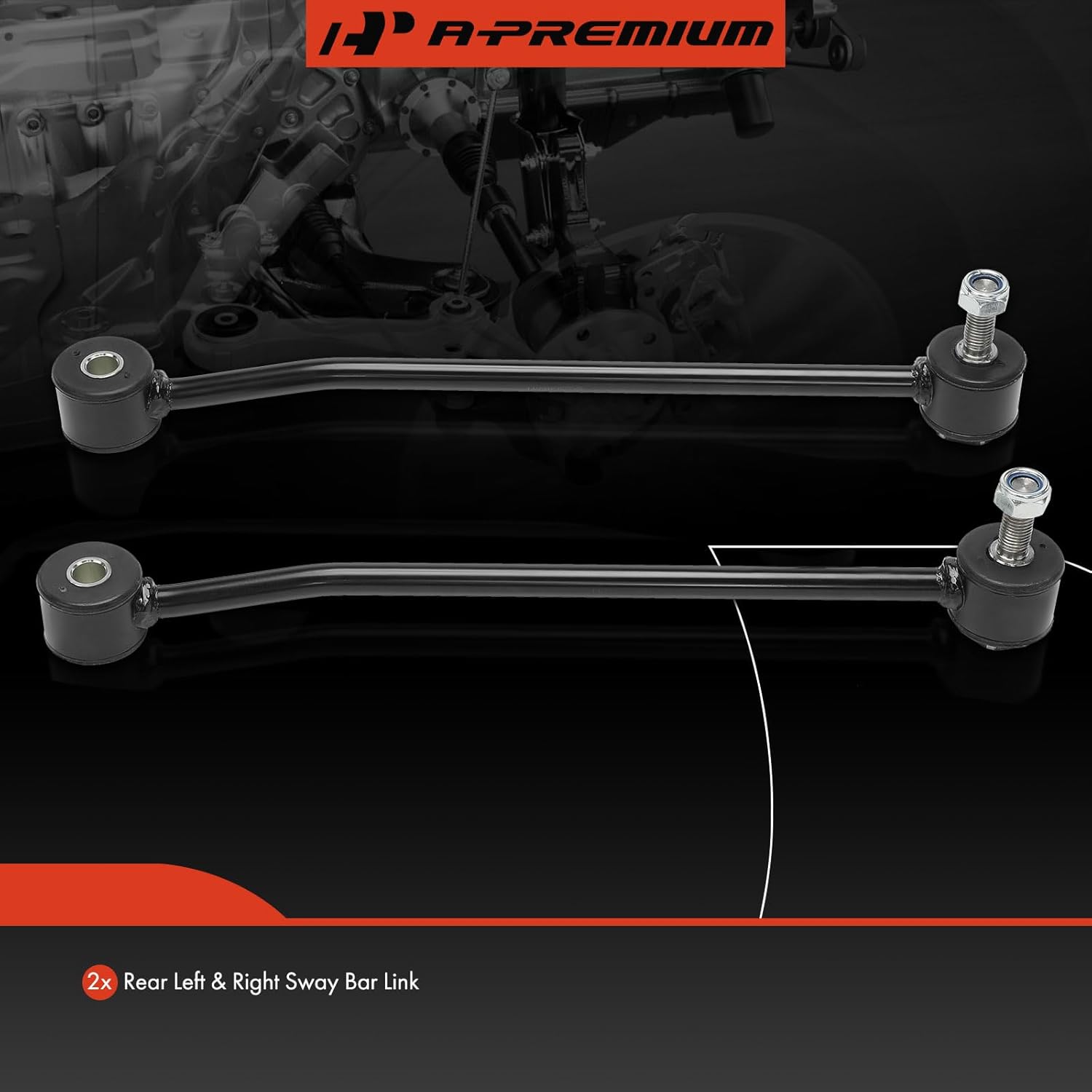 A-Premium 2 x Rear Sway Bar Links Stabilizer Bar Links Compatible with Ford Transit-150 Transit150, Transit-250 Transit250, Transit-350 Transit350, Transit-350 HD Transit350 HD, 2015-2023