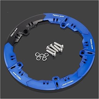 SHECOS Pieza De Patinete 2022 para Yamaha para Tmax 560 para Techmax Tech MAX 2019 2020 2021 Cubierta De Polea De Correa De Transmisión De Aluminio Disponible para TMAX560 (Color : Azul)