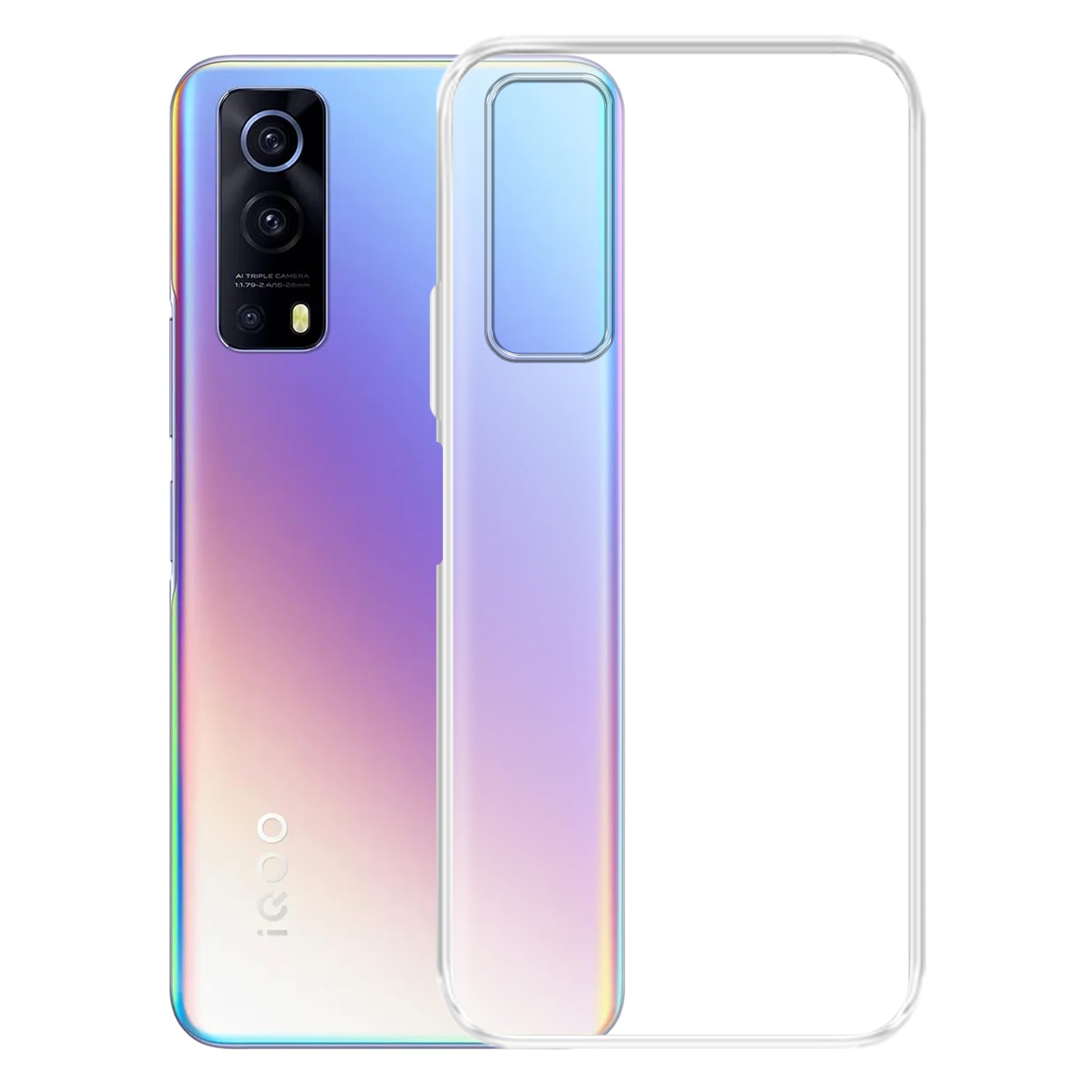 Zapcase Back Case Cover for iQOO Z3 5G | Compatible for iQOO Z3 5G Back Case Cover | 360 Degree Protection | Soft and Flexible (TPU | Transparent) (B0D1MWPGZG) Amazon Price History, Amazon Price Tracker