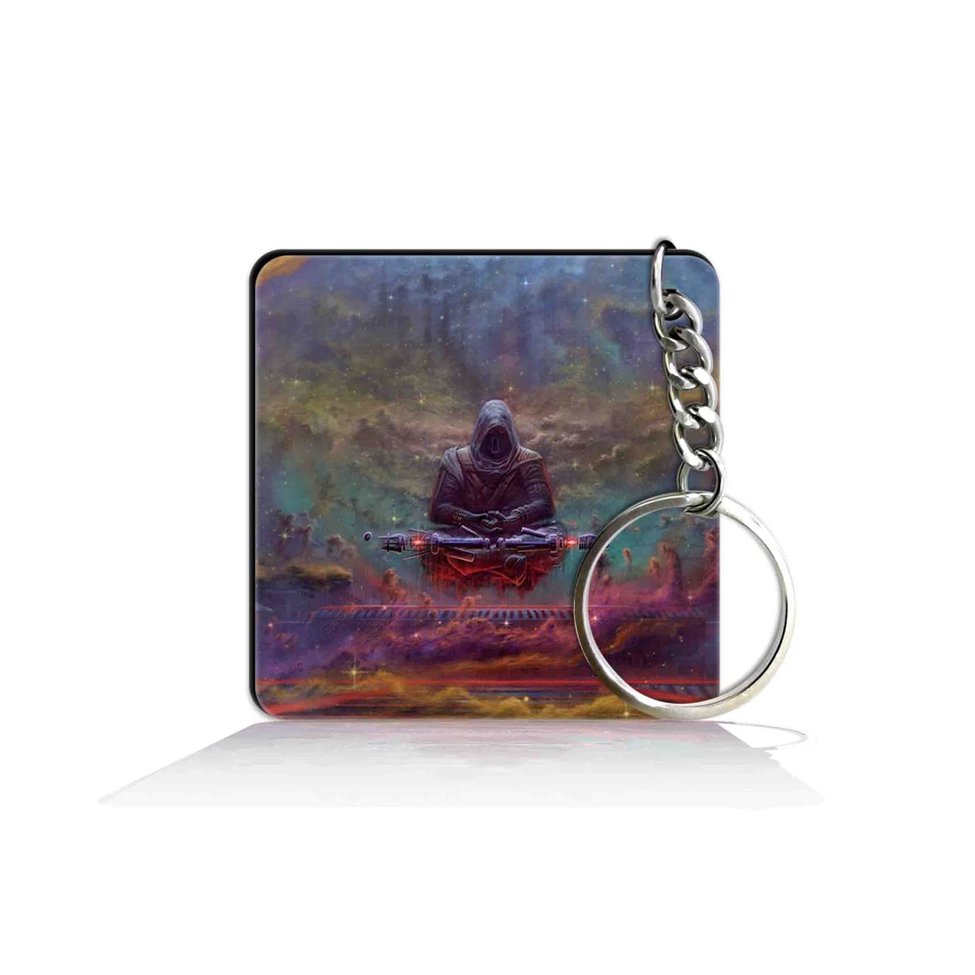 party gift Printed Square Keyring Keychain for Bag Wallet Purse Bike Car Cycle Lock Key House Keys 112-picture-43