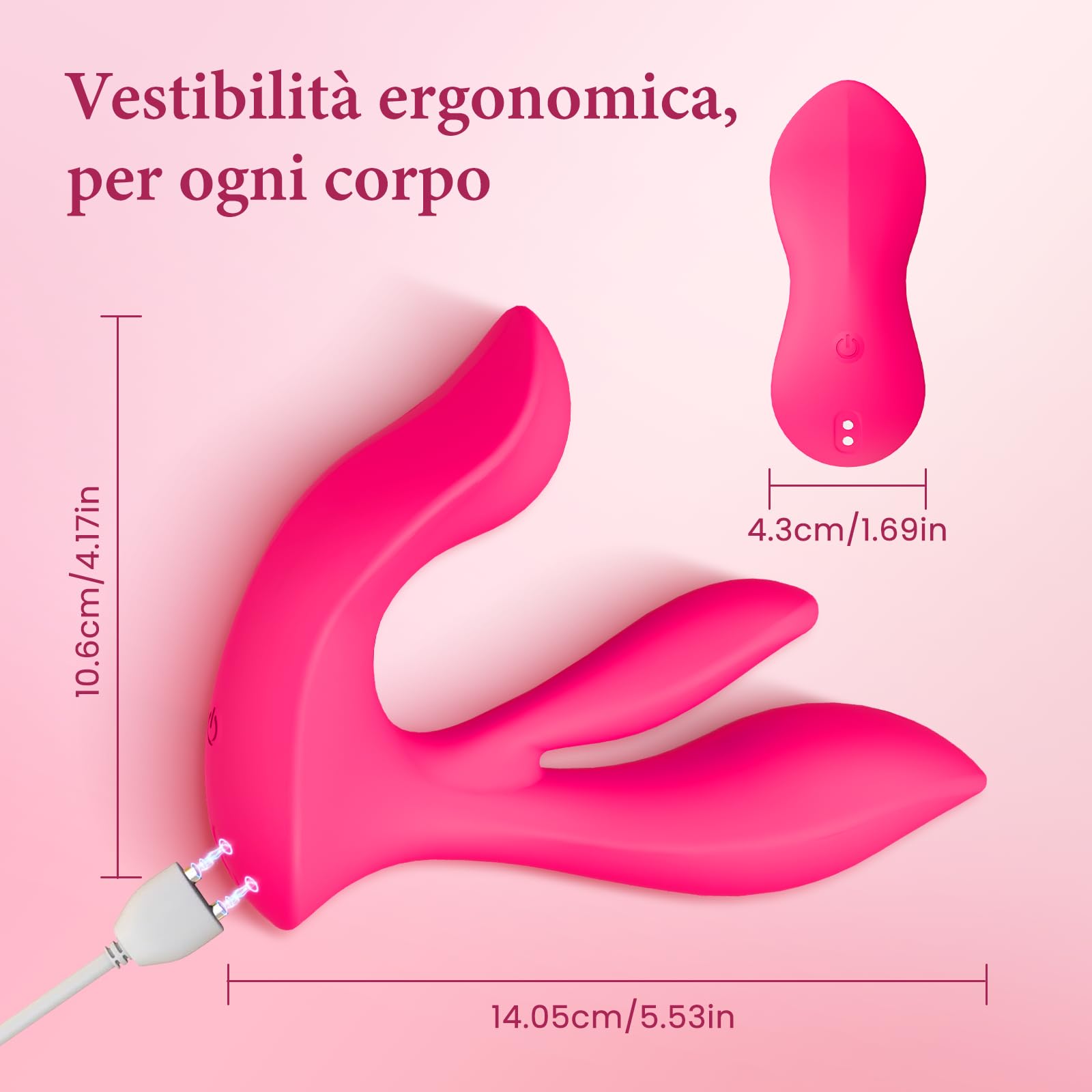 Vibratoreper Donna, Ovetto Vibrante Donna Telecomando e APP, Vibratore Sexytoysys Coppia Sex Toys, Stimolatore Clitoride Femminile e Punto G, Impermeabile, Silenzioso