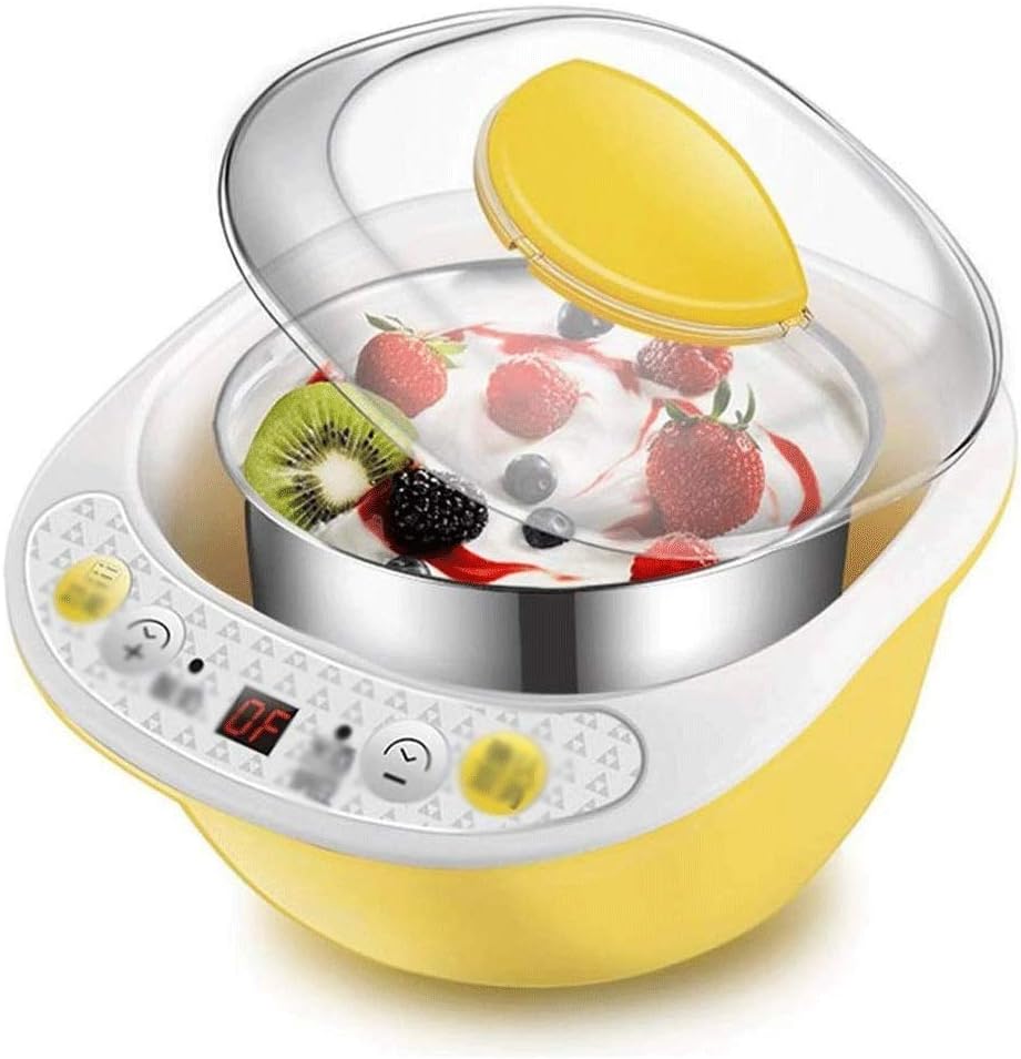 Automatic Yogurt Maker Multifunctional Household Electri Fermenting (Color : White)