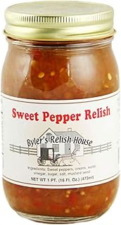 Byler's Relish House Homemade Amish Country Sweet Pepper Relish 16 oz.