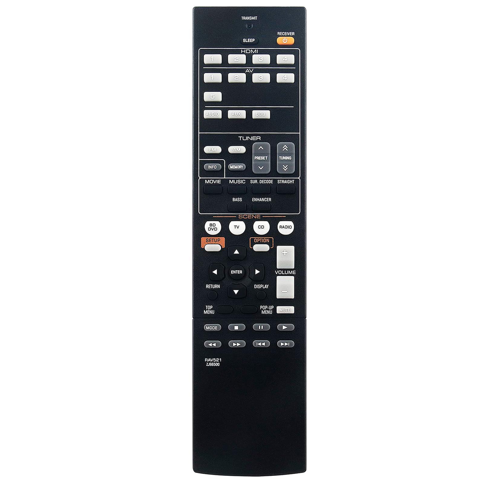 YAMAHA RX-V377 AVレシーバー リモコン未使用新品 Amazon.com: RAV521 Replace Remote Control fit for Yamaha Audio