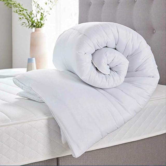CT Anti Allergy Polycotton Cover Duvets Super Soft Warm Cosy Hollowfibre Winter Season Quilts 13.5 Togs (Single Size)