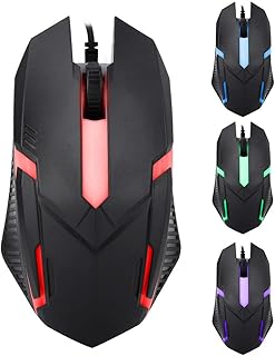 Gamer Mouse, PC Computer Gaming Mice MS11 1600DPI Wired Backlight for WindowsXP/Vista/7/8/10 and MacOS