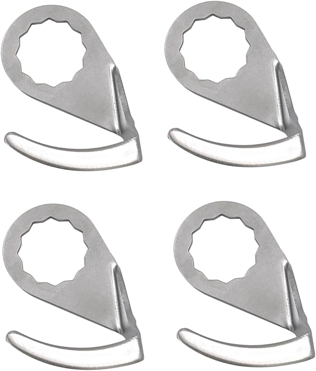 Cold Knife Blade 1.4 Inch 36mm Left Bevel Pneumatic Air Windshield Knife Blade Removal Tool Parts Bent Blade For Clean Auto Glass Car Windshield Windscreen Removal 4PK