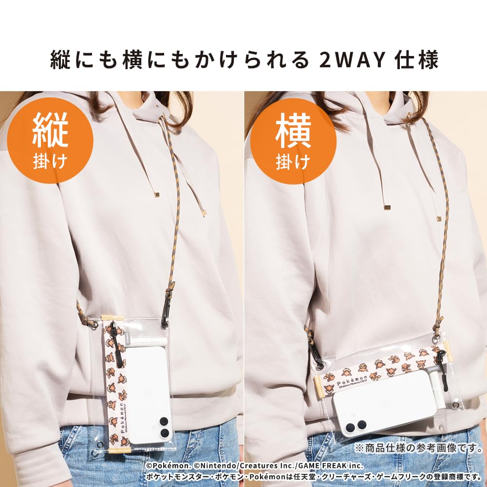 ポケモン　イーブイ　ポケットモンスター　サコッシュ　スマホケース 楽天市場】ポケットモンスター ポケモン DIVAID クリア