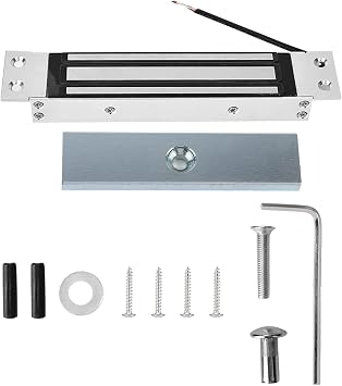 DC 12V 180kg Holding Force Magnetic Lock Access Control for Wooden, Glass, Metal Doors