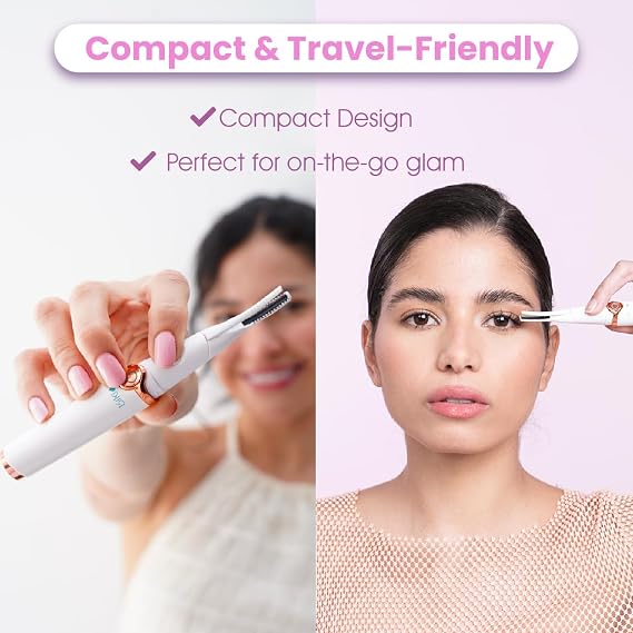 Riki Heated Lash Curler Adjustable Temperature Electric Lash Styler with USB Charging | Long-Lasting Curling Tool for Women