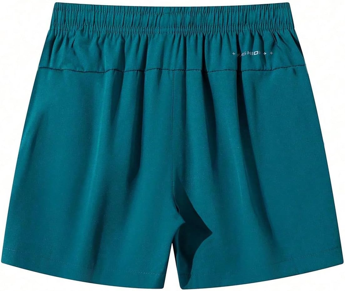 SOLY HUX Men's Running Athletic Shorts Drawstring Elastic Waist Sports Track Shorts with Pocket - Image 2