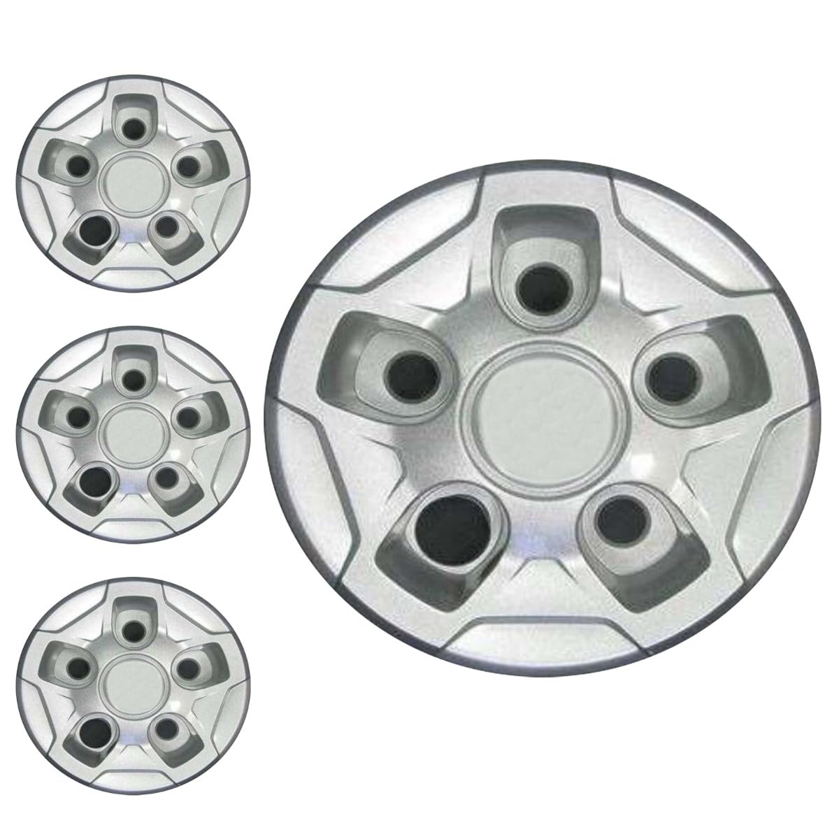 SERIE 4 BORCHIE - 4 COPRICERCHI COPPE RUOTA 9 PER FIAT DUCATO 07->16 TIPO C