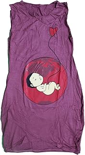 لباس النوم للحامل ارجواني للنساء