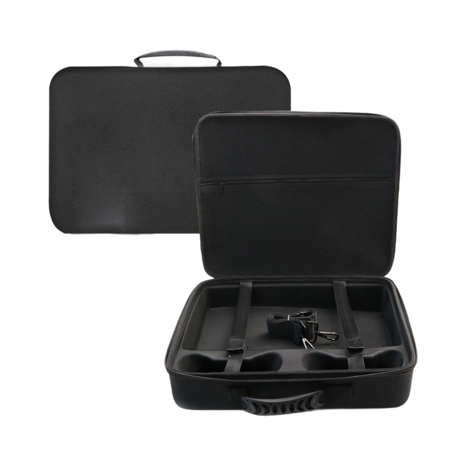 HDOYTXXM Bolsa de Almacenamiento con Correa para Hombro Estuche de Transporte Bolso Organizador de Consola de Juegos Controlador Base de Carga Disco Estuche rígido para Consola de Juegos
