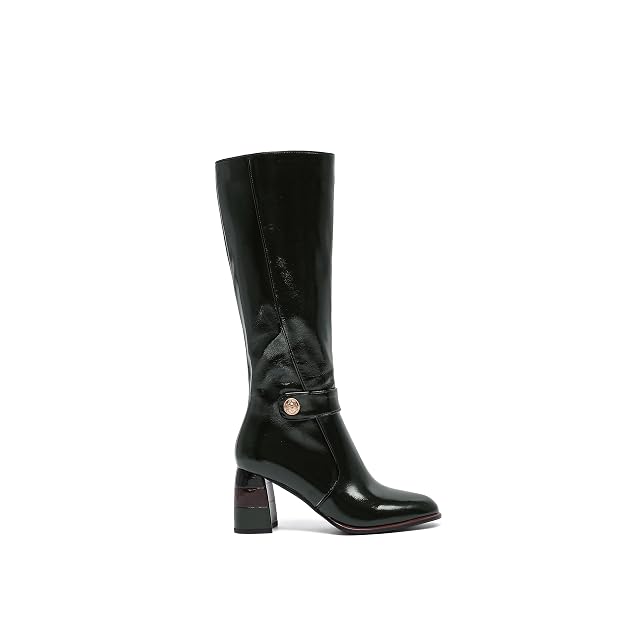 Ninety Union Randi Womens Knee-High Boots - Inside Zip Closure and Round Toe Boot with 3 Block Heel
