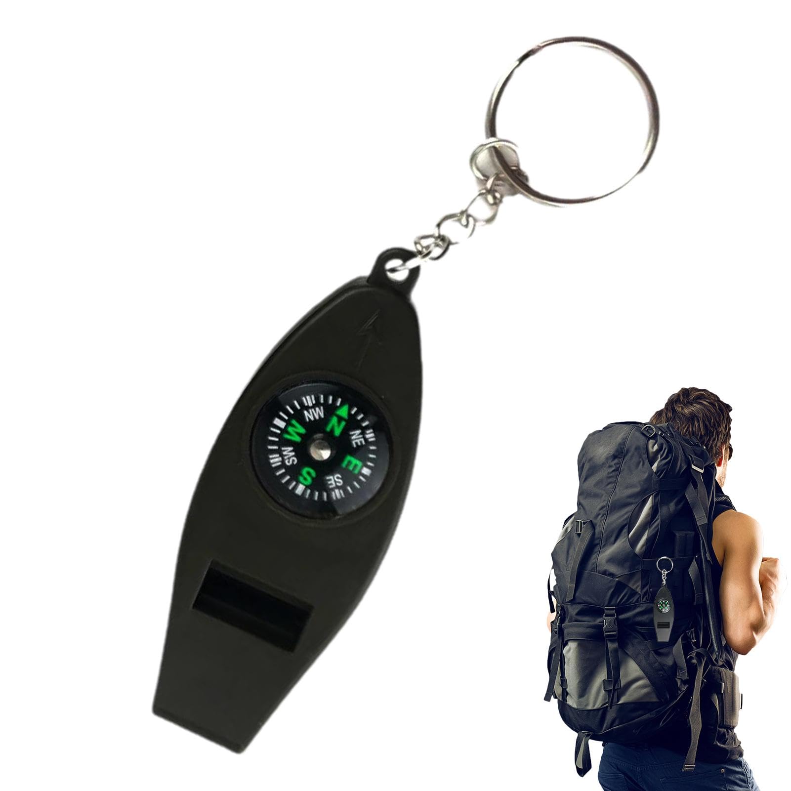 2 Sifflets De Survie 120dB - Anti Agression Avec Cordon Réfléchissant - Pour Randonnée, Kayak, Urgence