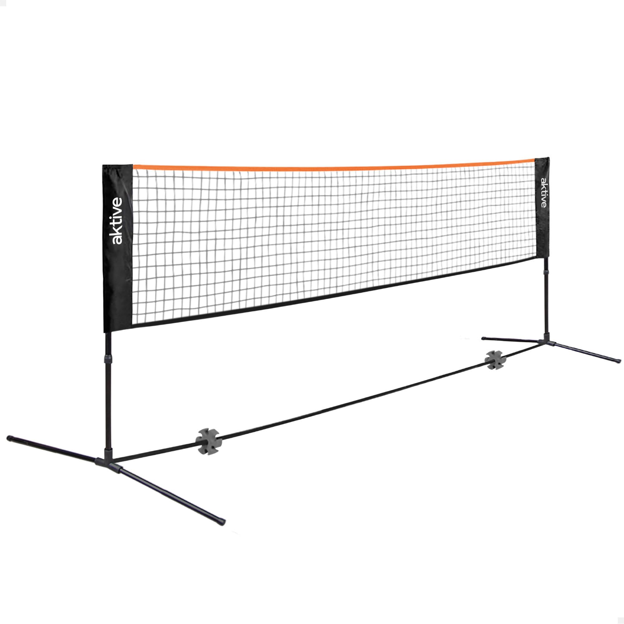 WildFun Set completo di rete da pallavolo, per giardino e prato, rete